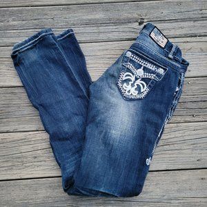 Laguna Beach Jean 26 Swarovski LBJC  Low-rise Boot Y2k Jersey Shore